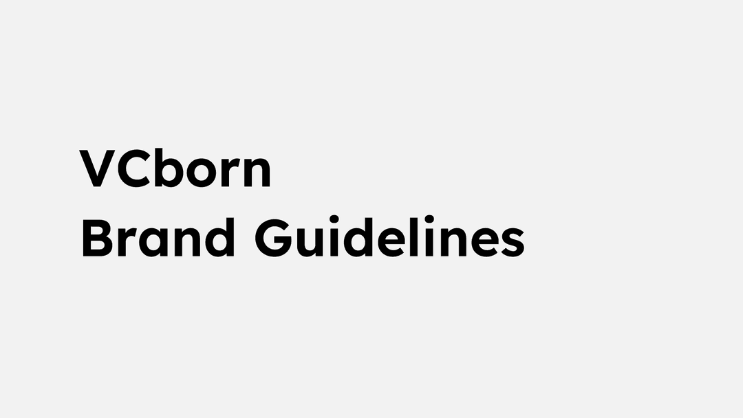 VCborn Brand Guideline